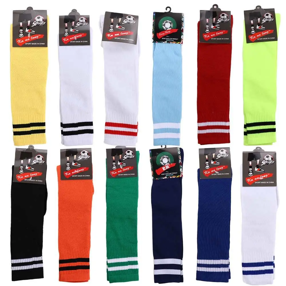 

Cotton Spandex Compression Stockings Long Tube Non-slip Soccer Over Knee Socks Sports Socks Kids Sock Football Long Socks