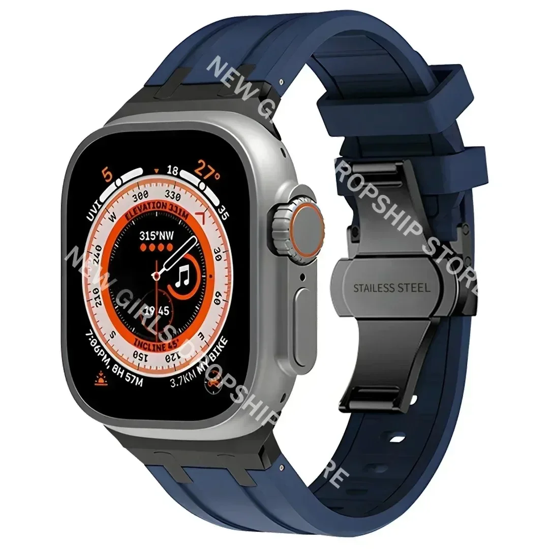 Premium Silicone Sports Band with Butterfly Clasp