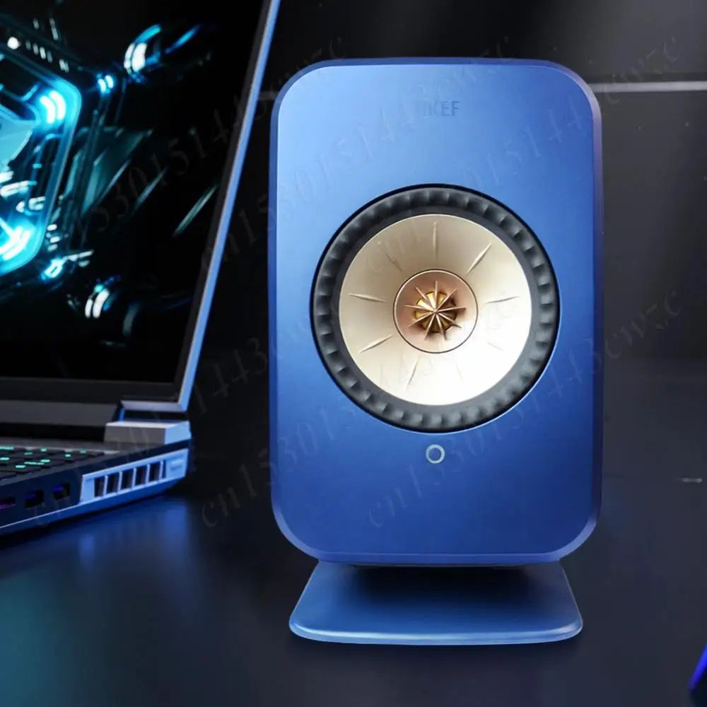 Description Picture 5 of itemDesk Pad Speaker Table Base Stand for KEF Lsxii Speaker Silicone Desktop Holder Stable Desktop Speaker Stand Space-Saving