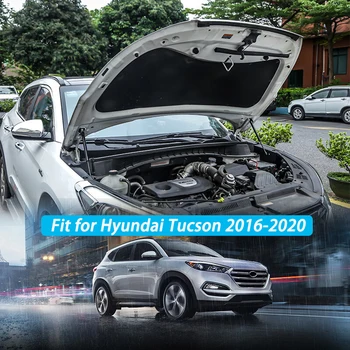 Accessori auto Per Hyundai Tucson 2016-2020 Acciaio Anteriore Cofano Motore Bar Ascensore Supporta Molla A Gas Ammortizzatori Ammortizzatori Asta Idraulica