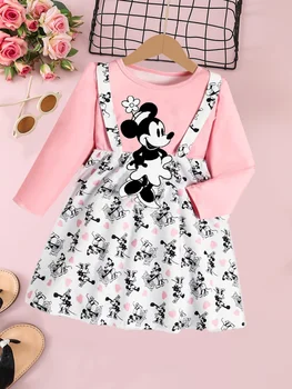 Pink Casual Minnie Dress 1