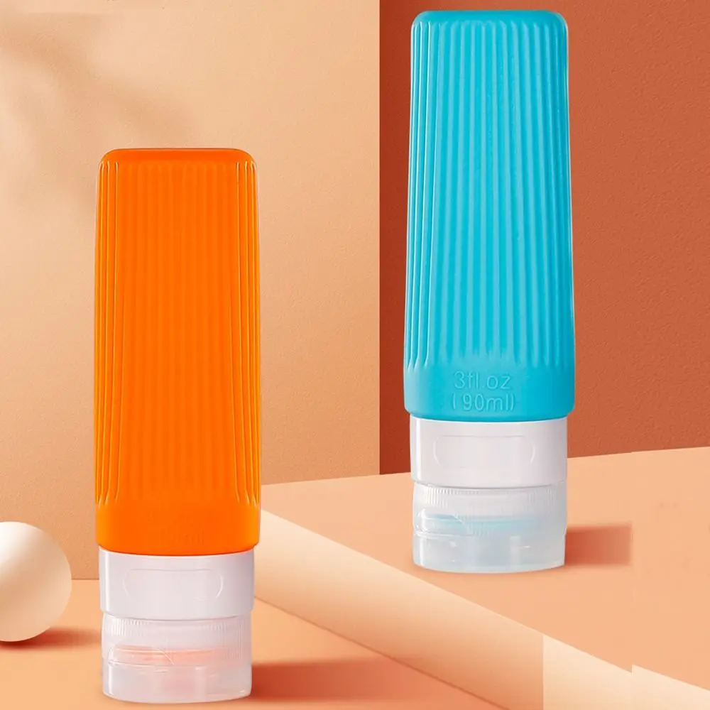 

Силиконовые многоразовые бутылки, легкий портативный контейнер-пульверизатор 90 мл, раздельная бутылка, аксессуары для путешествий