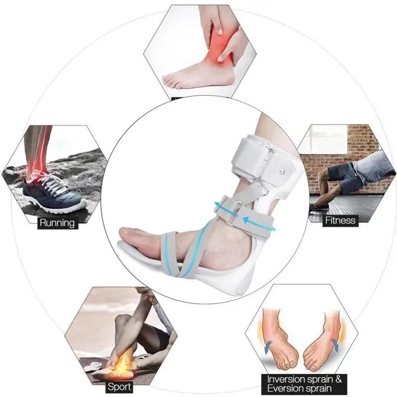 Correction of Stroke Hemiplegia and Ankle Joint Fixation with Foot Drop Orthosis Device for Inversion and Valgus Correction Shoe 6
