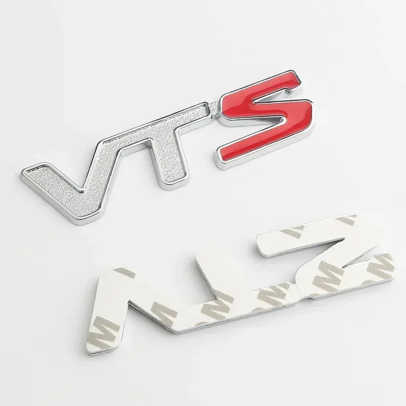 3D 금속 VTS 로고 Citroen C3 Aircross C4 Picasso Cactus C1 용 뒷 트렁크 사이드 펜더 엠블럼 배지 스티커 데칼