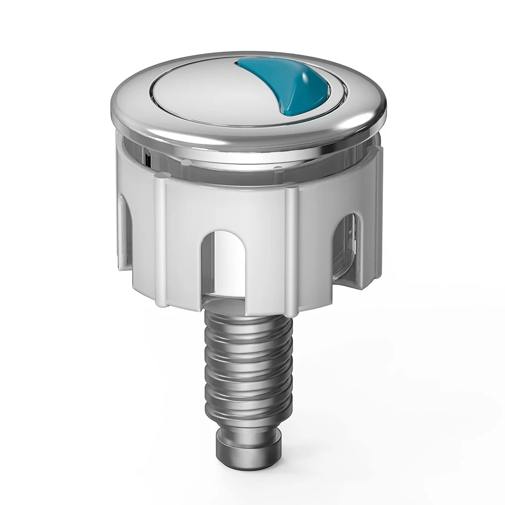Toilet Push Button Dual Flush Toilet Tank Button Push Water Saving Water Tank Round Valve Rods push button switch toilet flush button
