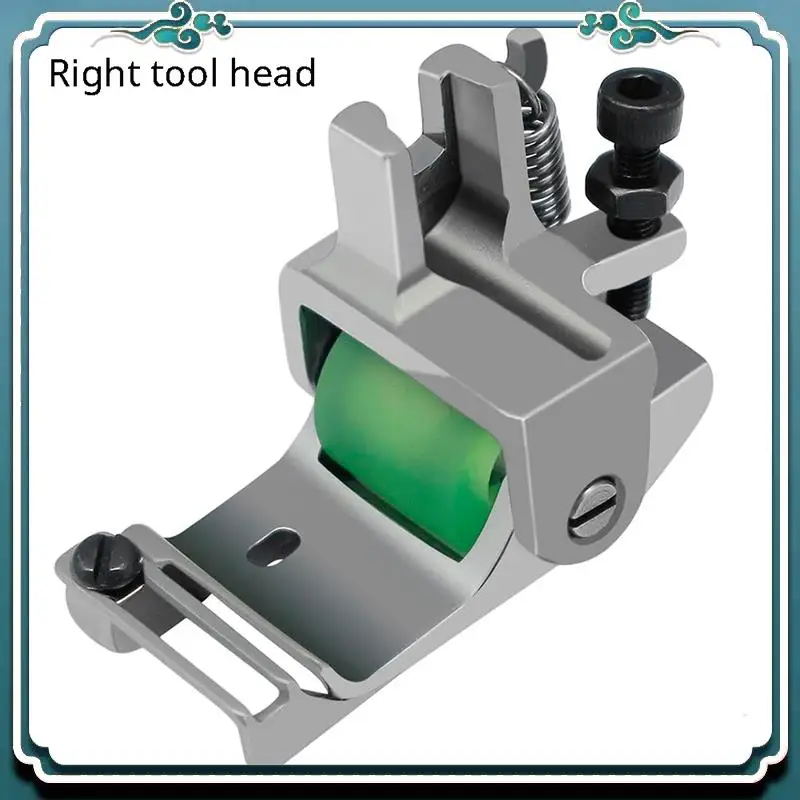 Premium X6 Adjustables Edge Guide Rolled Hem Feet 0.1-12.5Mm, Roller Hemmer Press Foot For Industrial Lockstitch