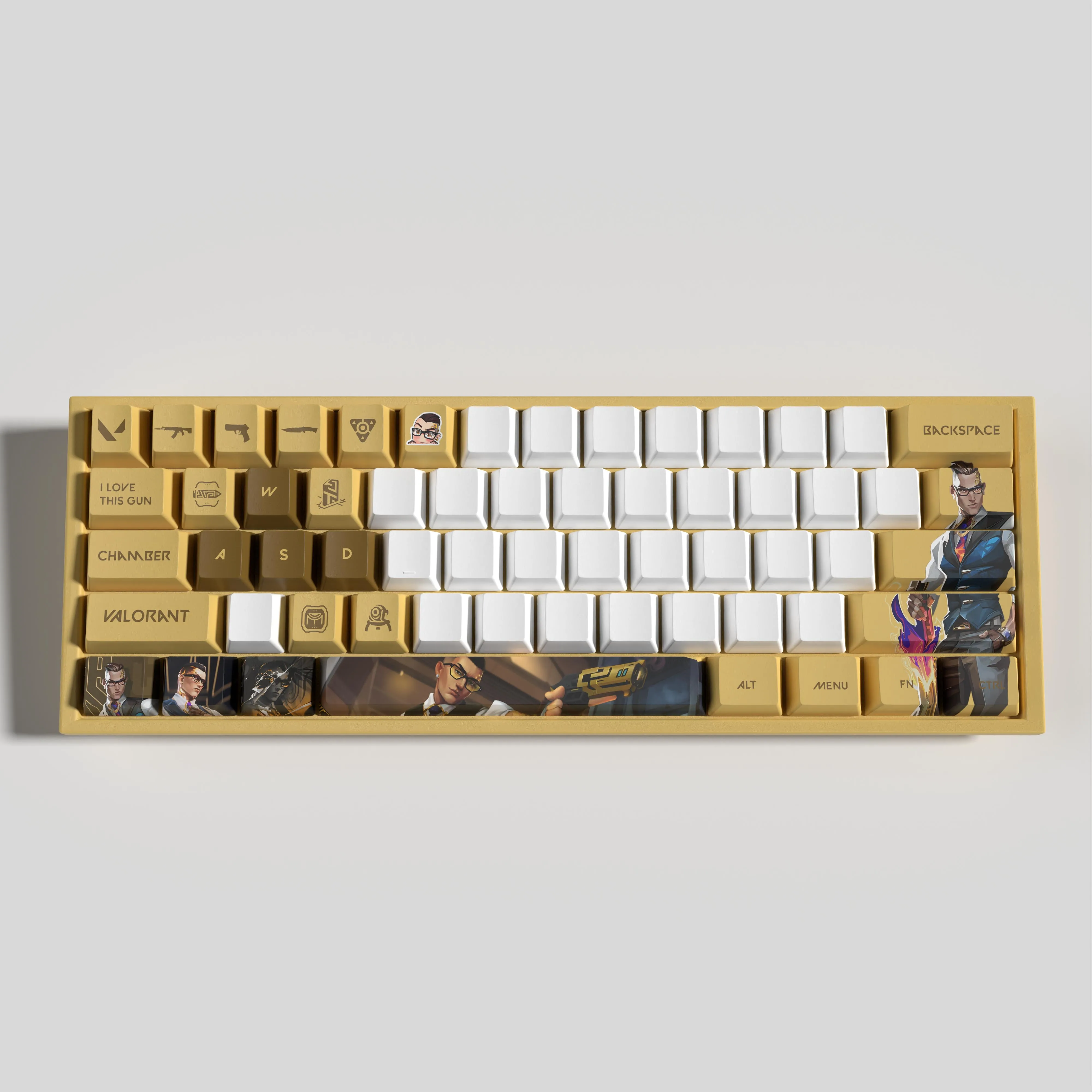 Vlaorant Keycaps Câmara Grupo 29 Chaves Mini Grupo Perfil Oem Pbt Dye Sub - Imagem 4