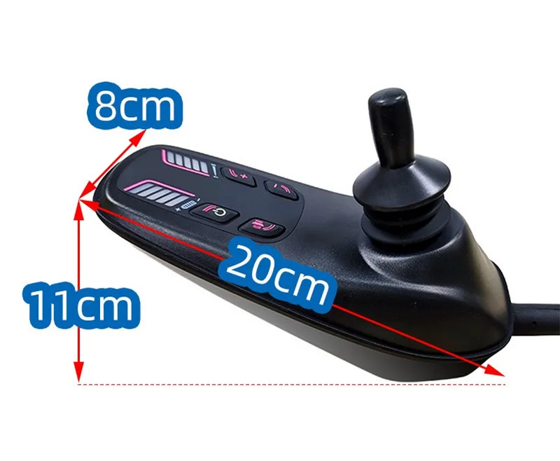 브러시드 전동 휠체어 로봇 스쿠터 조이스틱 컨트롤러, 전자기 브레이크, USB pps-49, 70A