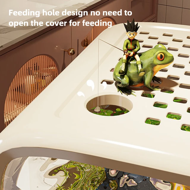 Creative Aquarium Fish Tank Ecological Landscape Set Integrated Filtration Oxygen Generation Machine Transparent Turtle Tank 2