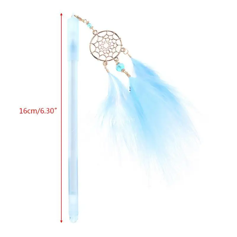 

Dreamcatcher Pendant Neutral Pens Crystal Gel Pen for Kids Gift Dropship