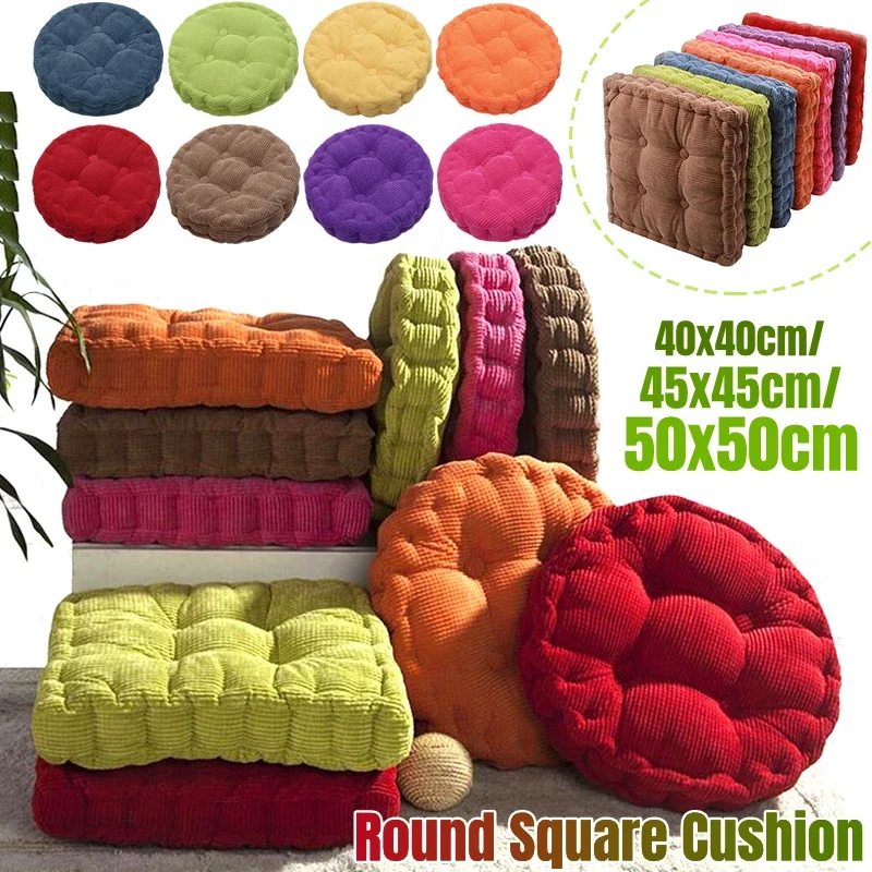 

Round Square Chair Cushion Pillow Thicken Soft Cushion Comfort Cushion Garden Patio Car Seat Pad Cushion for Restaurant Kitchen