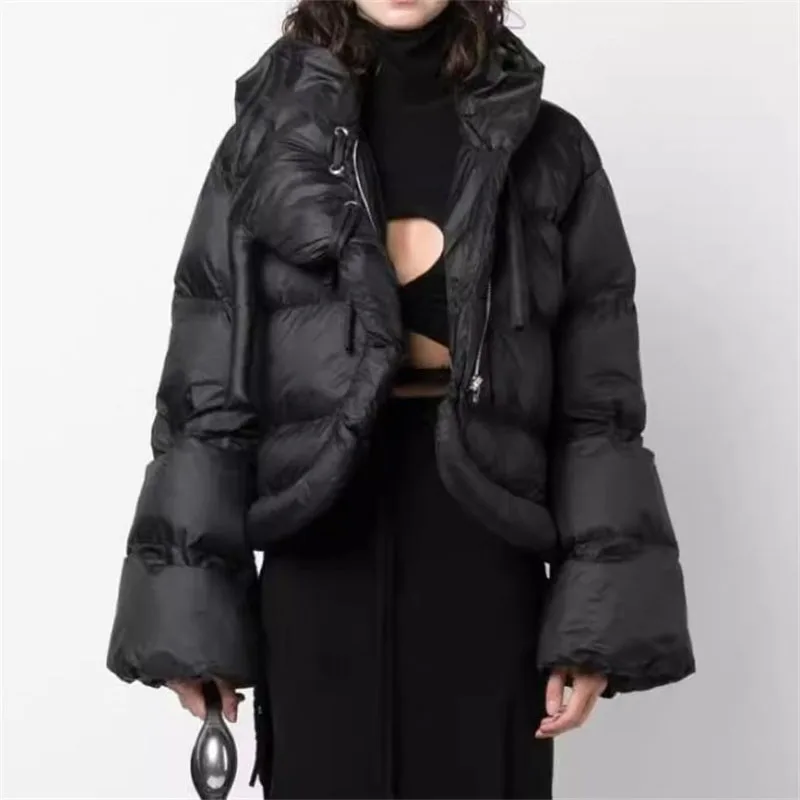 

Women's winter jacket 2023 New in Korean Fashion 90 white duck down filled down jacket High quality feather coat Warm thick coat