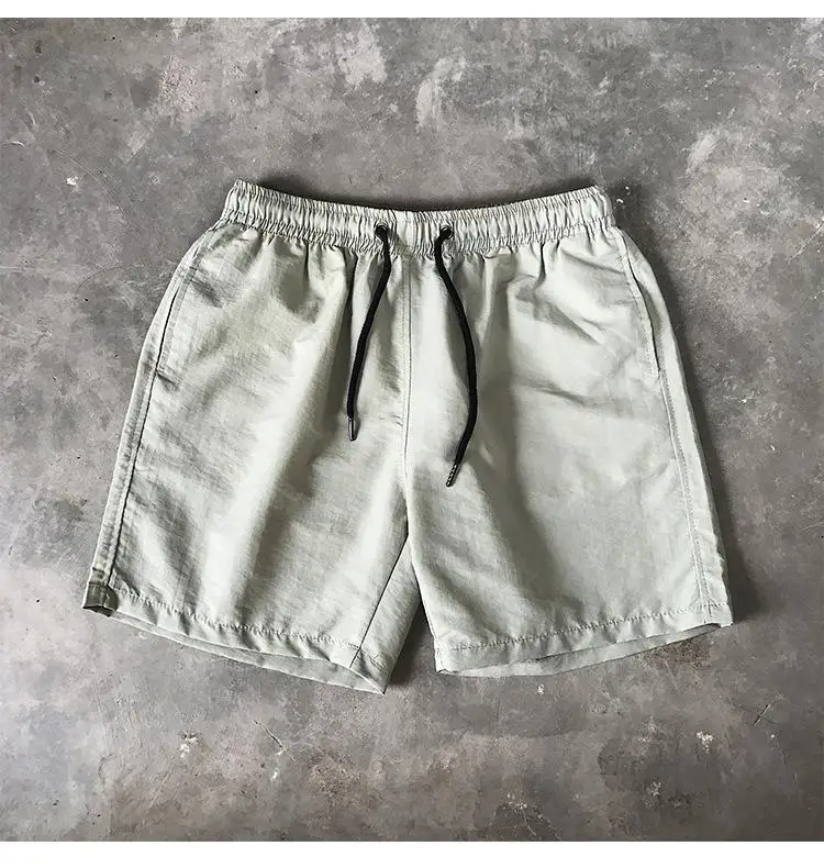 Summer men's new ultra-thin quick drying shorts Men's casual fitness breathable sports shorts Fashion comfortable quarter pants 5
