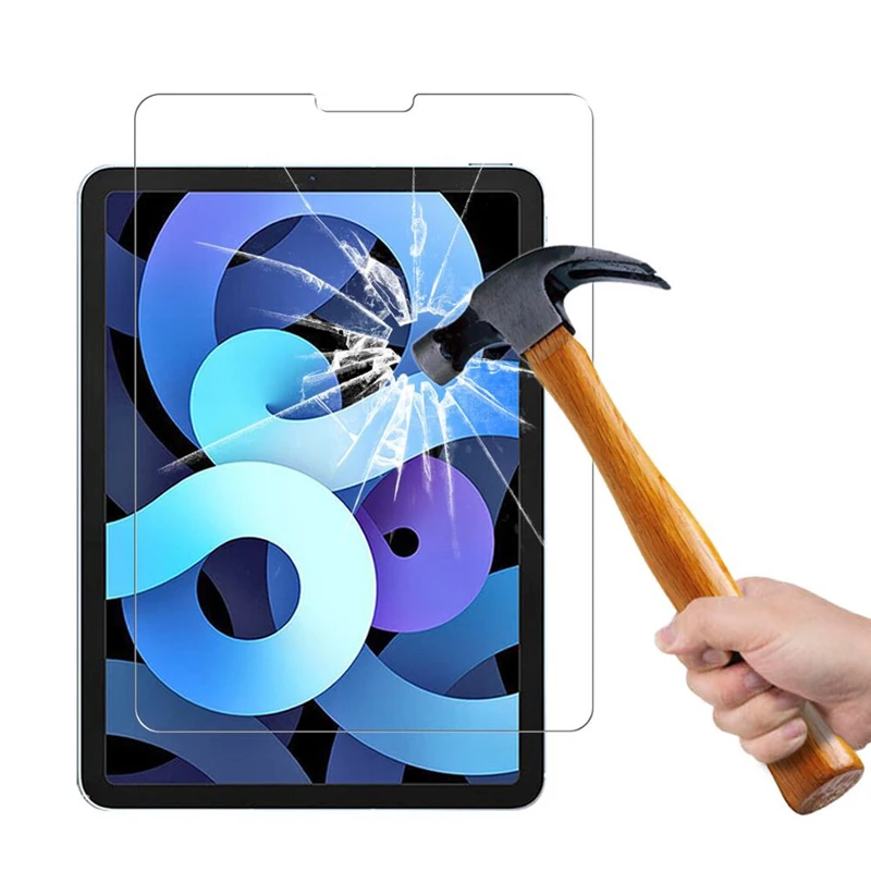 

For iPad Air 4 2020 10.9 Inch Tempered Glass Screen Protector A2072 A2316 A2324 A2325 Tablet Anti Scratch Bubble Free Clear Film