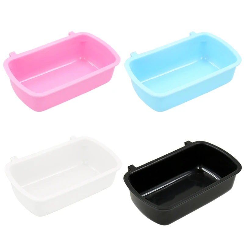 Small Pet Food Feeder Bowl Hamster Cage Hook Up Hanging Bowl Water Drinking Device Bird  Squirrel Rabbit Feeding Cup 1