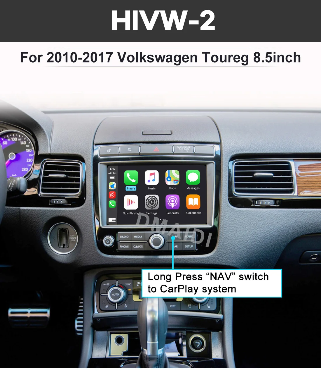 Wireless Carplay Decoder Android Auto Module Box For Volkswagen VW Polo Golf Touareg Tiguan Teramont Passat -