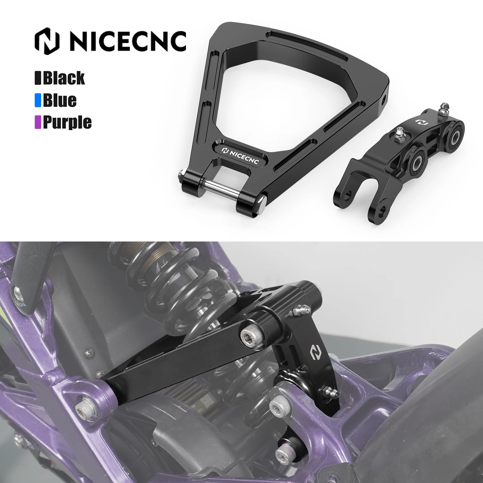 Reinforced Shock-absorbing Triangle Bracket & Rear Suspension Linkage For SUR-RON Surron light bee X/ S/ L1E Segway X160 X260 suspension linkage