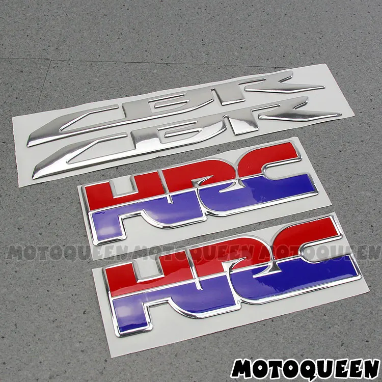 

Motorcycle 3D Chrome Decals Stickers for Motorbike Honda HRC CBR F4i 250R 300R 500R 650R 650F 600 1000 929 RR 600RR 1000RR 929RR