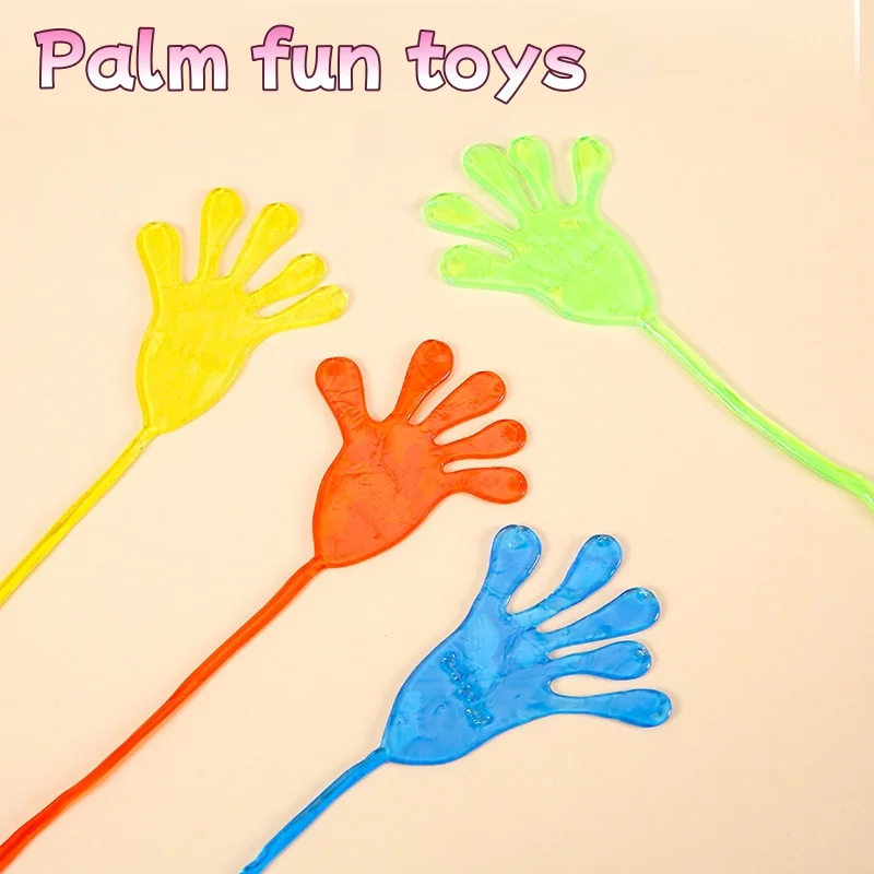 Sticky Palm Toys Funny Gifts for Children Prank Cool Gadgets Hands Novelty Gag Decompression Toys Interesting Stretch Toy
