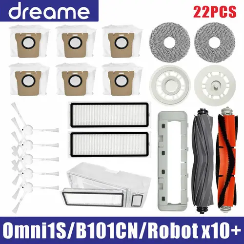 Dreame L10s Ultra / S10 Pro Accessories Mijia Omni 1S B101CN Robot X10+ Vacuum Main Side Brush Filter Mop Parts - Image 14