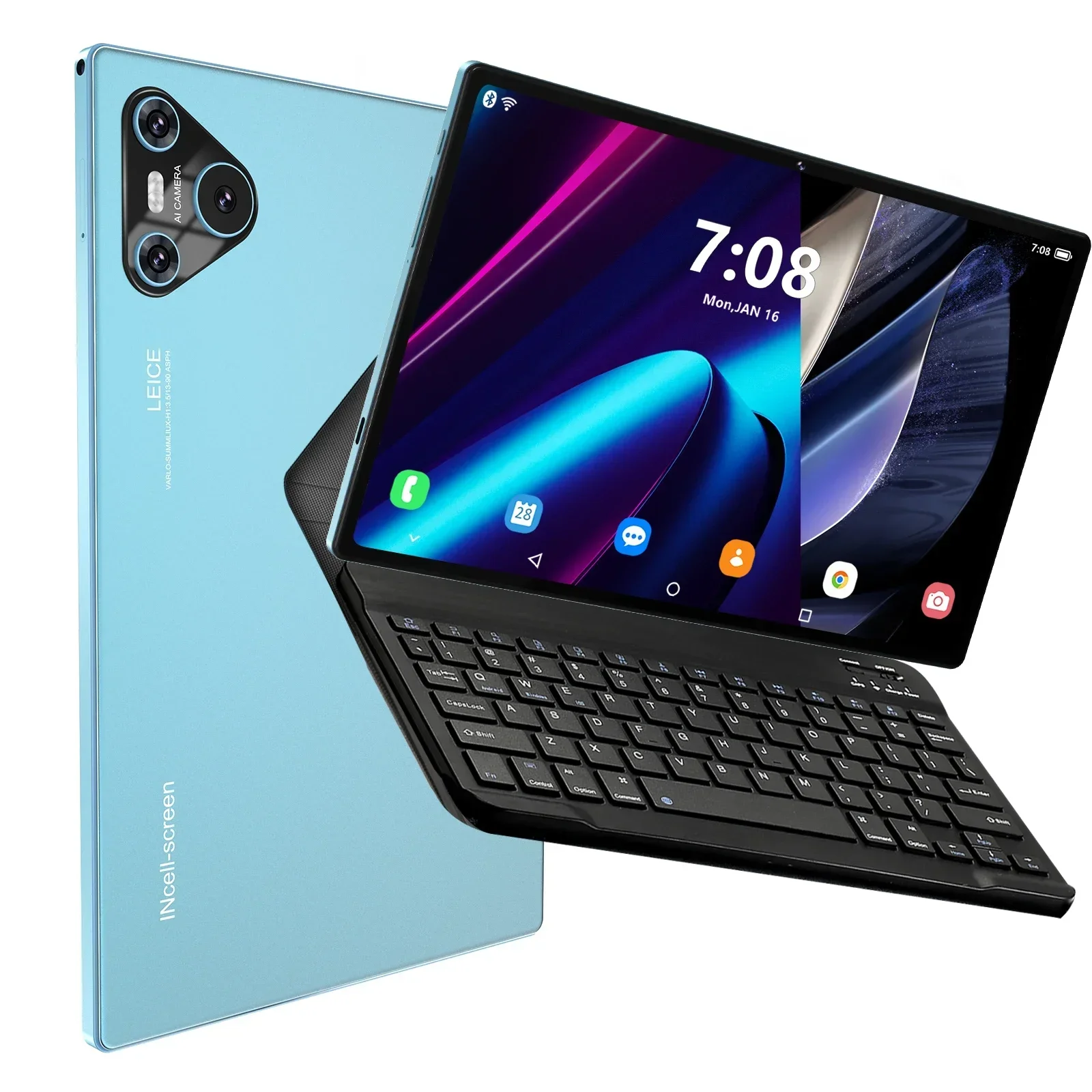 Blue add keyboard