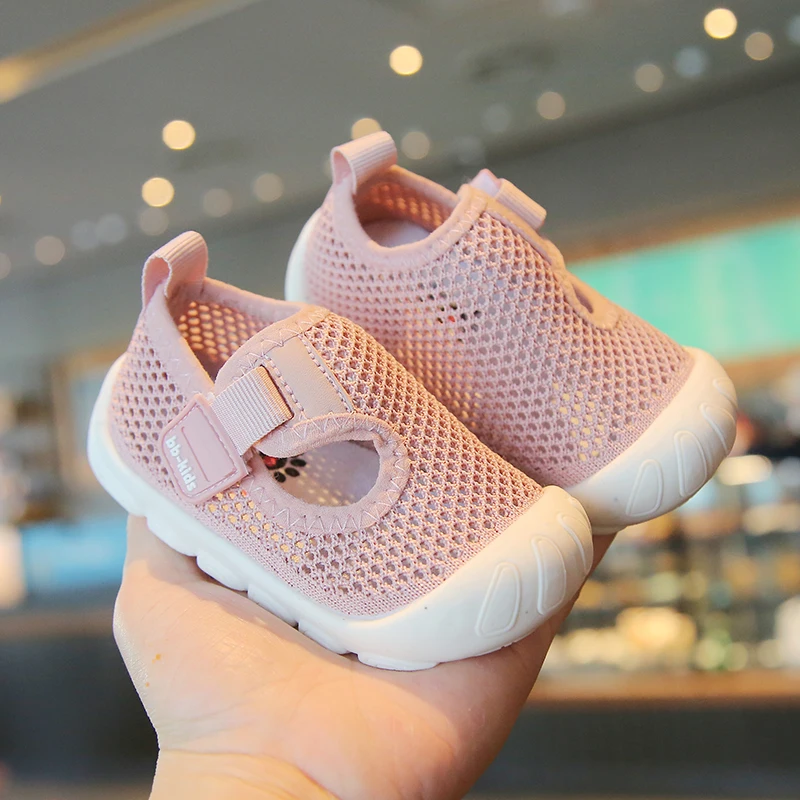 

Toddler Boys Girls First Walker Shoes Summer Mesh Breathable Pre Walker Non-Skid Baby Shoes 0-3Y Unisex Kids lightweight Sandals