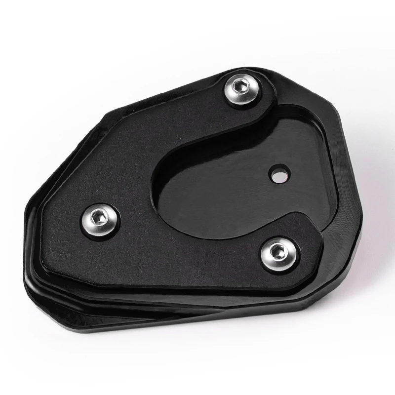 Enhanced Motorcycle Side Stand Extension Pad Bracket
