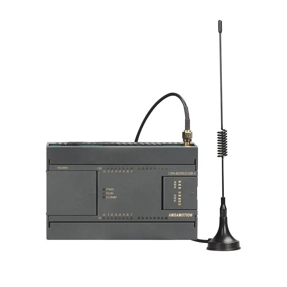 LORA-MODBUS-IO8R-A 무선 LORA MODUBUS 모듈 원격 제어 투명 전송 통신 디지털 8I8O 아날로그 6I1O