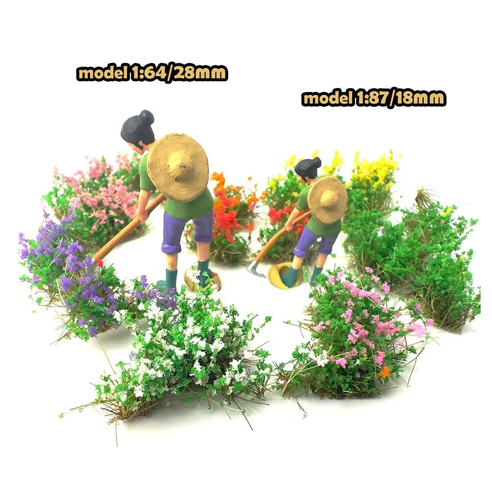 DIY Simulated Flower Clusters Handmade Miniature Sand Tables Building Models Materials Yard Building Layout Simulated Lawn