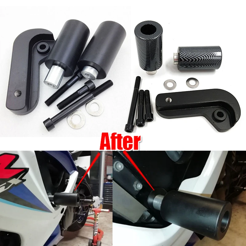 스즈키 GSXR600 GSXR750 K6 K8 2006 2007 2008 2009 2010 오토바이 프레임 슬라이드 레일 충돌 방지 엔진 보호 장치