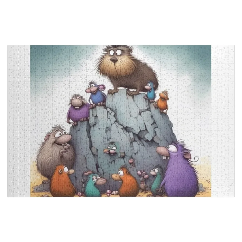 

Grizzy and Lemmings Jigsaw Puzzle Jigsaw Pieces Adults Personalised Personalized Personalized Toy Puzzle
