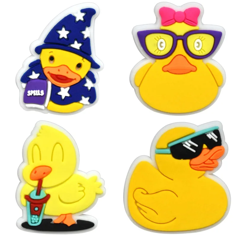 Whimsical Duck Shoe Charms for Clogs and Accessories