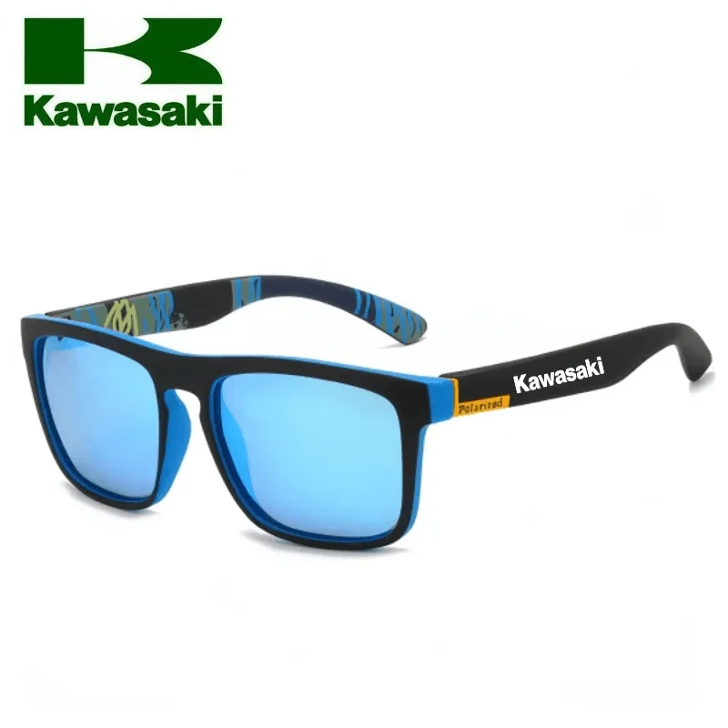 4-color Kawasaki glasses for men and women cool polarized square sunglasses outdoor sports driving fishing cycling glasses polarized sports glasses polarized glasses