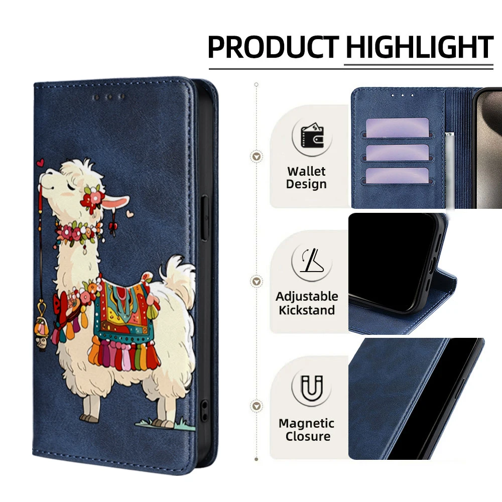 Elegant Shockproof Fashion Wallet Book Case – Premium Protective Cover in Various Styles