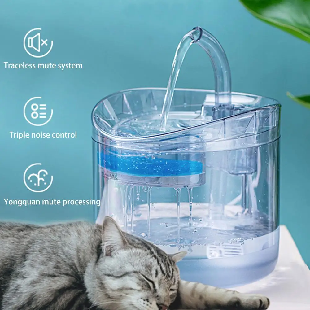 Cat Water Fountain Replacement Filter Pet Fountain Filter Water Pump Cleaning Tool Upgrade Cat Fountain Filter for Cats Dogs