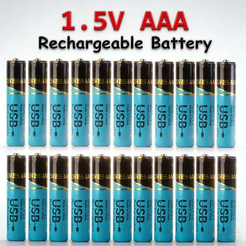 1.5V AA/AAA Rechargeable Lithium Battery Durable And Practical Long-Lasting Battery Life High Capacity Electronic Key Toy 1