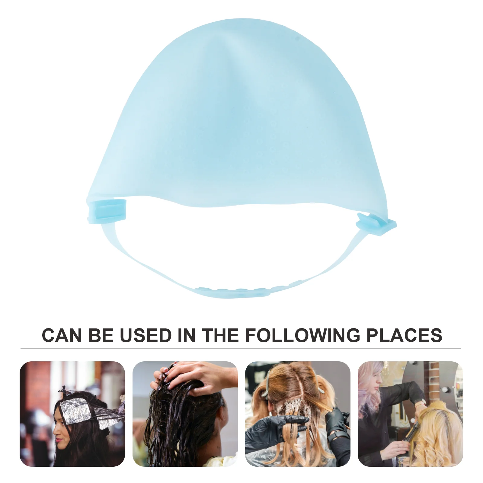 

Silicone Highlighter Cap Has Hair Highlighting Hat for Salon Dyeing Supply Coloring Silica Gel Weaving Caps Tool