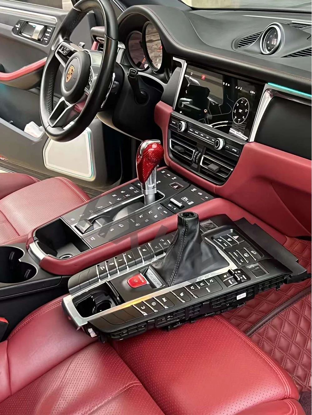 Car Digital Console Front AC Panel Full Touch 2024 Style Multimedia Player Contr