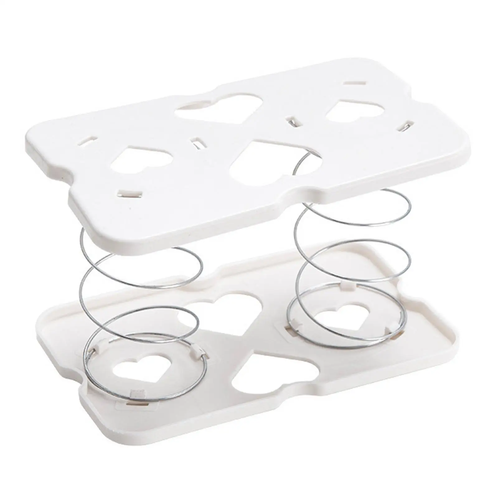 Tissue Dispenser with Spring Spring Loaded Lifting Spring Tissue Holder Plastic for Kitchen Night Stand Tissue Box Holder 3
