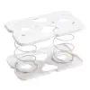 Tissue Dispenser with Spring Spring Loaded Lifting Spring Tissue Holder Plastic for Kitchen Night Stand Tissue Box Holder 3