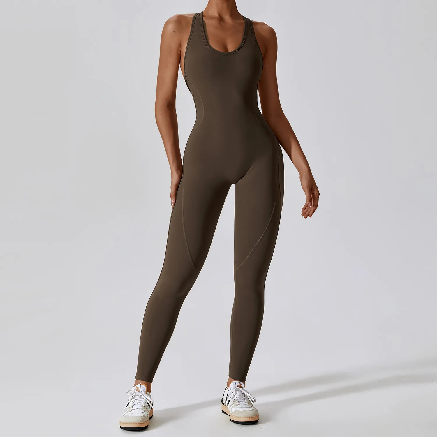 Women Gym Workout Set Jumpsuit Bodysuit