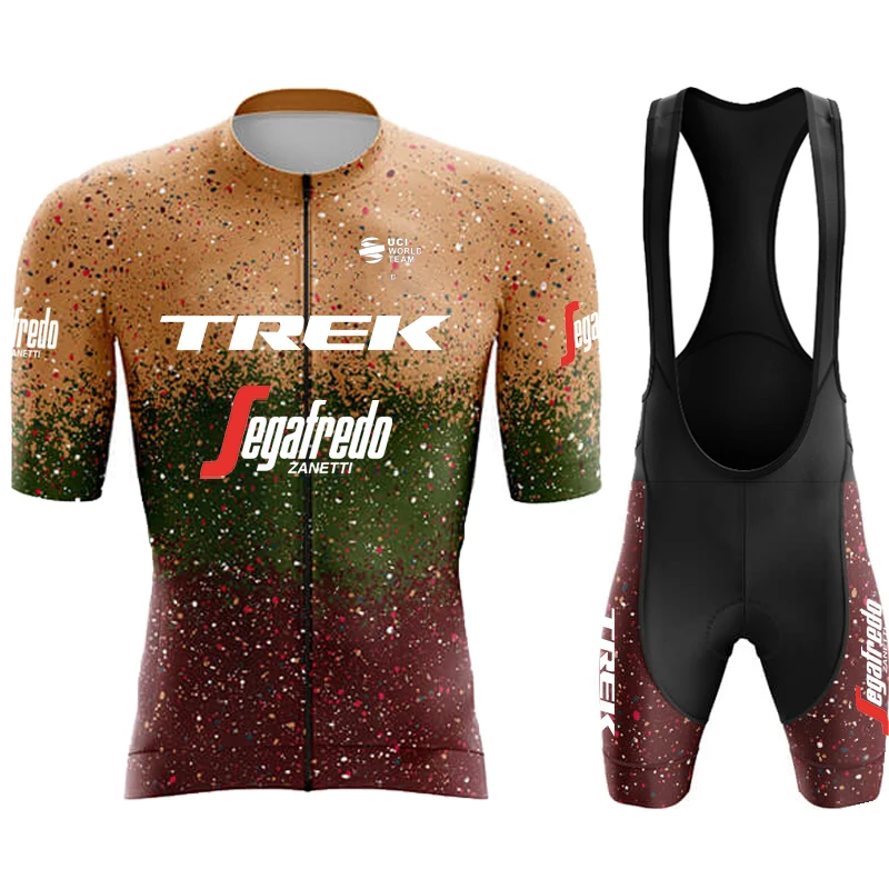 

Men's Bicycle Clothing TREK Cycling Clothes Suit Man Laser Cut Bicycles Blouse Outfit Set Jersey 2024 Uniform Tricuta Sportswear