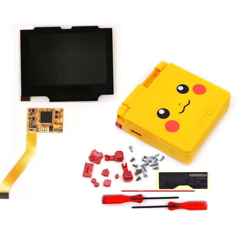 HISPEEDIDO V2 IPS スクリーン GBA SP 3.2 インチ液晶交換キット