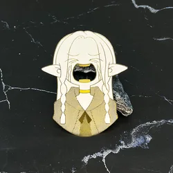 Anime-Inspired Marcille Bottle Opener Cosplay Magnet - Kawaii Elf Girl Halloween Accessory (Golden Marcille)
