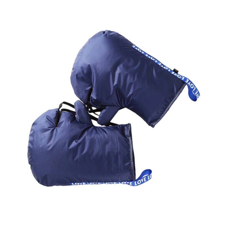 Motorcycle Handlebar Gloves Windproof Mittens Hand Warmer Cycling Scooter Handlebar Mitts Thick Hand Warm Gloves Dropship 5
