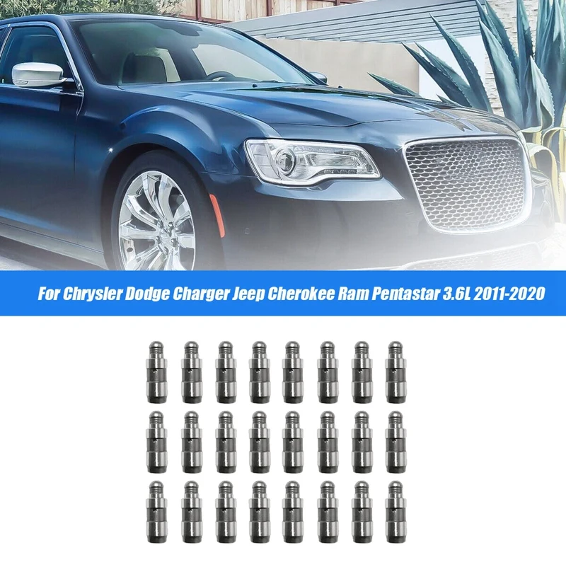 

24 Pcs 5184332AA Valve Lifter Kit For Chrysler Dodge Jeep Ram Pentastar 3.6L 2011-2020