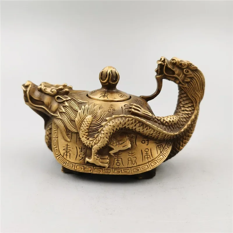 

Brass dragon turtle pot bronze ornament handicraft