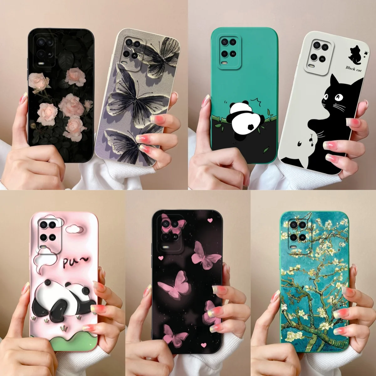 Cute Simple Design Full Protection Soft Liquid Silicone Phone Case