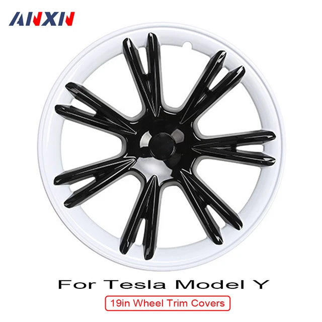 4PCS 19-Zoll Radkappe Für 20 21 22 Tesla Modell Y Rad Kappe Original Auto  Ersatz Automobil ABS abdeckung Trim Zubehör - AliExpress