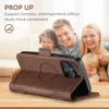 Magnetic Wireless Charge Case for iPhone 16 Pro Max 14 12 13 15 Pro Max 16 Plus Shockproof Leather Wallet Card Slots Flip Cover 6